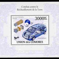 Comoro Islands 2009 Fight Against Global Warming perf m/sheet unmounted mint, Michel BL 583