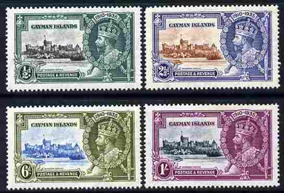 Cayman Islands 1935 KG5 Silver Jubilee set of 4, mounted mint SG 108-11