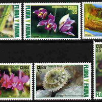 Cuba 2010 Flora & Fauna perf set of 6 values unmounted mint