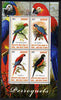 Burundi 2011 Parrots perf sheetlet containing 4 values unmounted mint