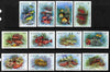 St Kitts 1984 Marine Life perf set of 12 opt'd OFFICIAL unmounted mint, SG O29-40