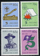 Surinam 1983 Year of the Scout set of 4 unmounted mint, SG 1114-17