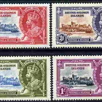 Solomon Islands 1935 KG5 Silver Jubilee set of 4 mounted mint SG 53-56