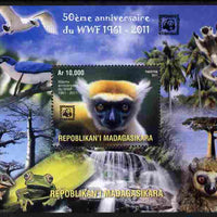 Madagascar 2011 WWF - 50th Anniversary of WWF perf m/sheet unmounted mint. Note this item is privately produced and is offered purely on its thematic appeal