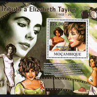 Mozambique 2011 Tribute to Elizabeth Taylor (actress) perf s/sheet unmounted mint