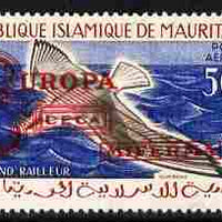 Mauritania 1962 Europa Steel & Coal Community overprint on 500f Slender-billed Gull unmounted mint (unissued)