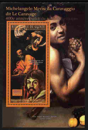 Guinea - Conakry 2010 400th Death Anniversary of Caravaggio perf s/sheet unmounted mint Michel BL 1887