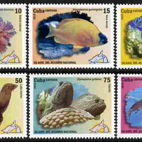 Cuba 2010 50th Anniversary of National Aquarium perf set of 6 unmounted mint