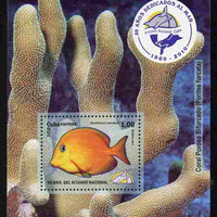 Cuba 2010 50th Anniversary of National Aquarium perf m/sheet unmounted mint