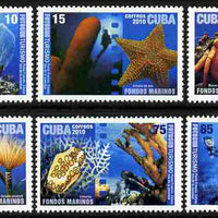 Cuba 2010 Tourism - Underwater Photography perf set of 6 unmounted mint