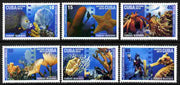 Cuba 2010 Tourism - Underwater Photography perf set of 6 unmounted mint