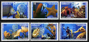 Cuba 2010 Tourism - Underwater Photography perf set of 6 unmounted mint