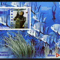 Cuba 2010 Tourism - Underwater Photography perf m/sheet unmounted mint