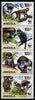 Angola 2011 WWF - Endangered Monkeys perf se-tenant strip of 4 unmounted mint