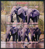 Chad 2011 Elephants perf sheetlet containing 6 values cto used