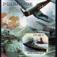 Mozambique 2011 Ships of World War 2 perf m/sheet unmounted mint