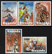 Rwanda 2011 Art & Culture perf set of 5 values unmounted mint