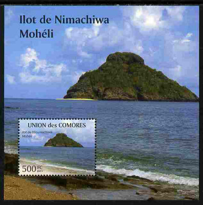 Comoro Islands 2011 Tourism perf m/sheet (Ilot de Nimachiwa Moheli) unmounted mint