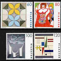 Switzerland 1993 Paintings by Swiss Women Artists perf set of 4 unmounted mint SG 1272-75