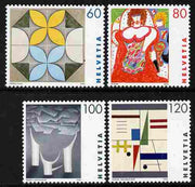 Switzerland 1993 Paintings by Swiss Women Artists perf set of 4 unmounted mint SG 1272-75