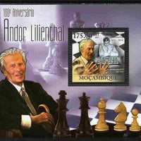 Mozambique 2011 Birth Centenary of Andor Lilienthal (chess) perf s/sheet unmounted mint Michel BL 441