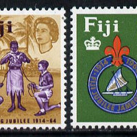 Fiji 1964 Scouts 50th Anniversary set of 2, SG 336-37 unmounted mint*