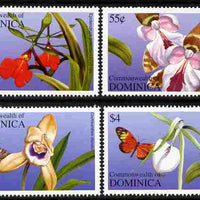 Dominica 2004 Orchids perf set of 4 unmounted mint SG 3351-54