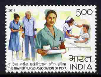 India 2011 Training Nurses Association unmounted mint