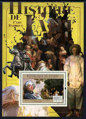 Guinea - Conakry 2011 History of Art - Baroque Art perf m/sheet unmounted mint