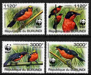 Burundi 2011 WWF - Papyrus Gonolek perf set of 4 values unmounted mint