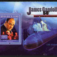 Guinea - Conakry 2011 50th Birth Anniversary of James Gandolfini perf s/sheet unmounted mint Michel BL 1968