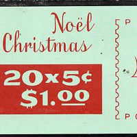 Canada 1968 Christmas $1.00 booklet (Phosphor) SB 65a