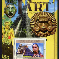 Guinea - Conakry 2011 History of Art - Pre-Columbian Art perf sp/sheet unmounted mint