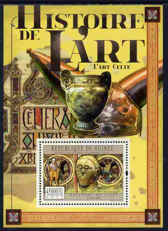 Guinea - Conakry 2011 History of Art - Celtic Art perf s/sheet unmounted mint