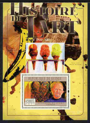 Guinea - Conakry 2011 History of Art - Pop Art perf s/sheet unmounted mint