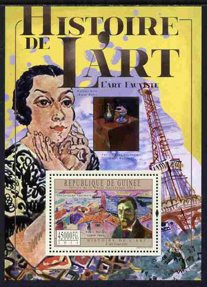 Guinea - Conakry 2011 History of Art - Fauvist Art perf s/sheet unmounted mint