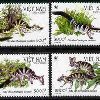 Vietnam 2005 WWF - Banded Civet perf set of 4 unmounted mint