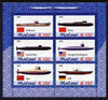 Malawi 2011 Famous Submarines perf sheetlet containing 6 values unmounted mint