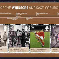 Great Britain 2012 The Age of the Windsors perf m/sheet unmounted mint