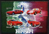 Malawi 2012 Ferrari Cars #02 imperf sheetlet containing 4 values unmounted mint