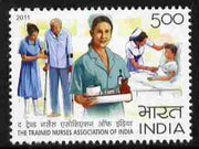 India 2011 Nurses Association 5r unmounted mint