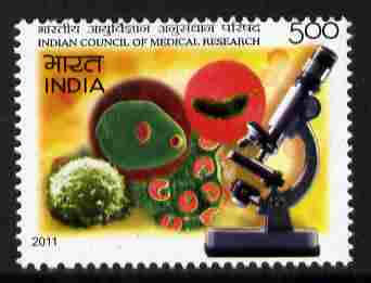 India 2011 Council of Medical Research 5r unmounted mint