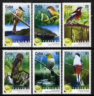 Cuba 2011 Tourism - Birds perf set of 6 unmounted mint