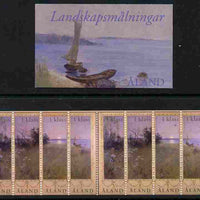 Aland Islands 2003 Landscapes in Summer 5.50 Euro booklet complete and fine SG SB11