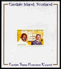 Easdale 1996 Gandhi 2p stamp of Gandhi as Law Student mounted on Publicity proof card issued by the Easdale Stamp Promotion Council