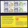 Germany - West 1980-81 German Castles 2m booklet,(with posthorn) complete and fine, SG SB71b