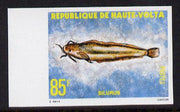 Upper Volta 1979 Freshwater Fish 85f Catfish unmounted mint imperf single, as SG 522