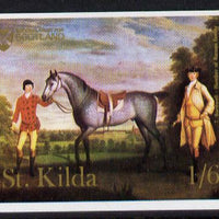 St Kilda 1969 Painting of Horses 1s6d imperf unmounted mint