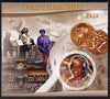 Mali 2012 Nobel Peace Prize - Leymah Gbowee imperf souvenir sheet containing circular stamp unmounted mint