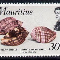 Mauritius 1972-74 Harp Shells 30c unmounted mint, SG 445